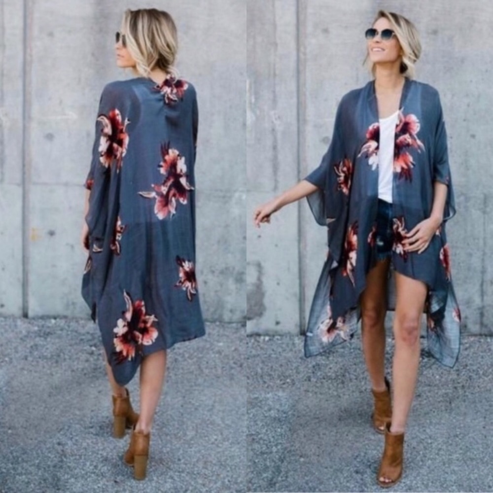 Gray Kimono